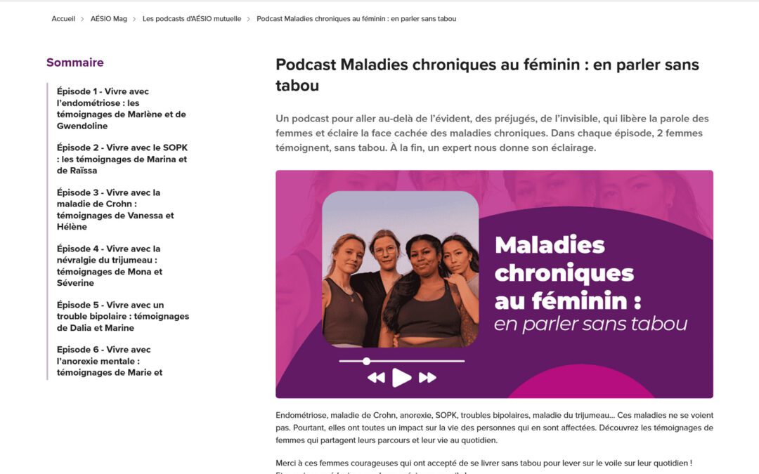 Maladies chroniques au féminin : en parler sans tabou